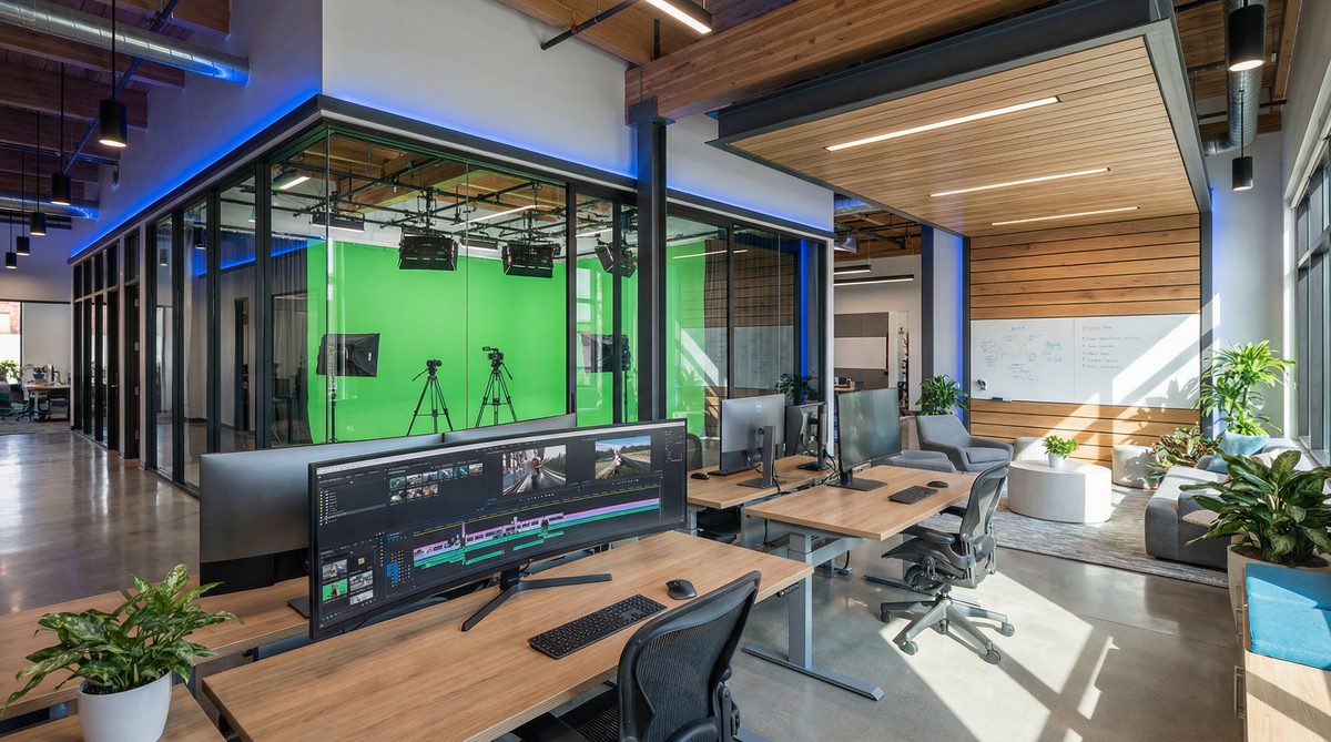 抖音风公司办公环境